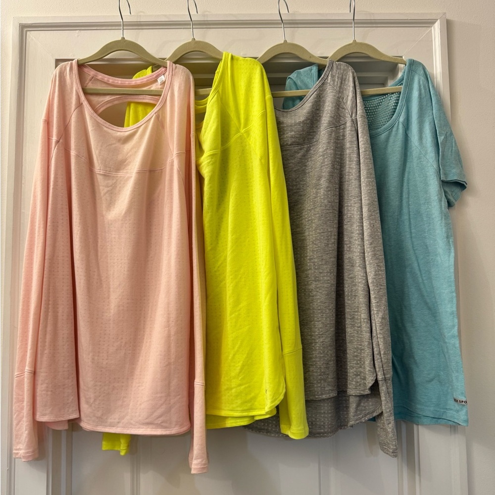 Lot 4 Victorias Secret Sport Workout/Casual Shirts